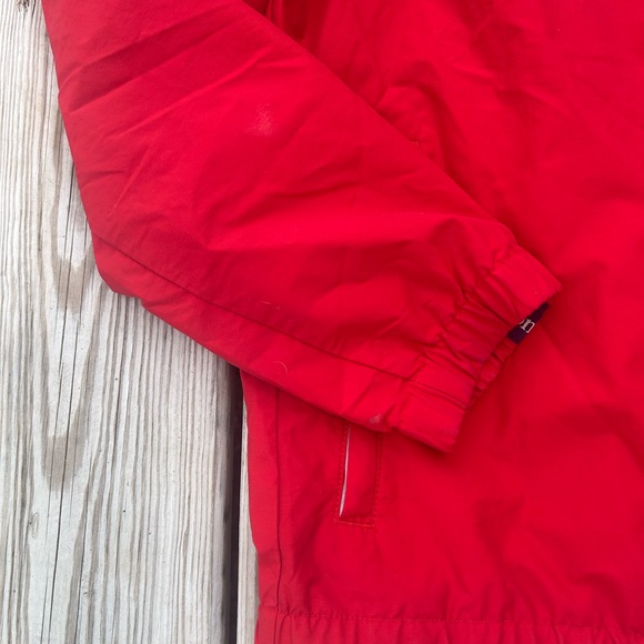 Abercrombie & Fitch Jacket‎ Mens Small Red Windbreaker Full Zip Y2K Preppy Logo - Picture 5 of 11